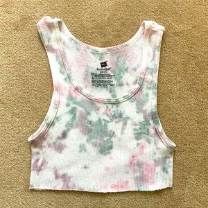 tie-dye cropped tank!